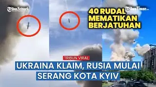 Beginilah Dampak Diduga 40 Serangan Rudal Rusia di Kyiv, Warga Dibuat Panik