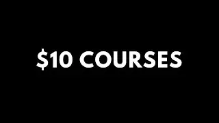 Black Friday -  $10 Udemy Courses