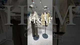 H&M Autumn collection 2024/ OCTOBER
