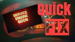 Easiest way to clear THE SERVICE ENGINE SOON LIGHT if all else fails.