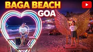 Goa Ki Raat ✨ Baga Beach Night Vibes 🌙 | Mood Fresh Ho Gaya #video #goa#trending #bagabeach 