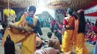 মা মনসা পূজার আয়োজন। 