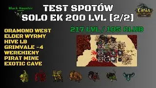 Test spot&oacute;w KNIGHT SOLO (+/-) 200 lvl: Oramond West, Werehieny, Pirat Mine[...] part 2