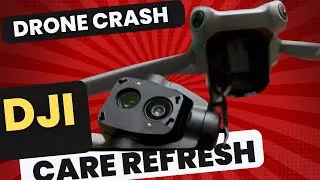 DJI Care Refresh is so worth it! #djiair3 #djicarerefresh #dronecrash @DJI