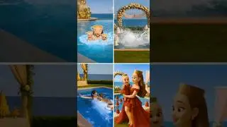 🤯 Brainrot Wedding Twist: Pool Dive! #brainrot