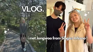 LIFE IN KOREA 🤍 | meeting singles inferno cast member + sokcho travels + custom nike apparel + more✨