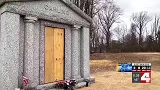 Police find stolen mausoleum door from Affton cemetery at junkyard