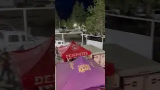 Video shows Sister rodeo bull charging through unsuspecting fans #Shorts