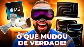 Apple lan&ccedil;a novos iPads, MacBooks e at&eacute; Vision Pro com CHIP M5 &mdash; o que MUDOU de verdade!
