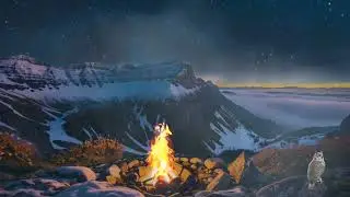 Beautiful Relaxing Music & bonfire cracker  - Stop Overthinking, Relax, Meditation & Stress Relief