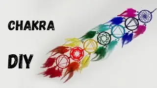 7 Chakra Dreamcatcher DIY | Meditation & Energy Healing Decor  #chakras #chakra #diy
