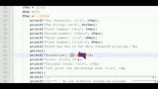 C Programming Tutorial 20  Escape Sequences & Format Specifiers C C++