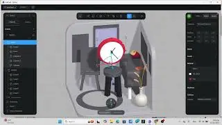 Designing a Room step-by-step In Spline