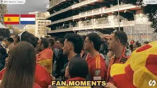 La Furia Roja Corteo To Mestalla Ahead of The Match Against De Oranje