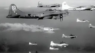 17 августа 1943 года: День, когда немецкие пилоты увидели приближающиеся 376 бомбардировщиков B-1...