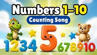 Counting Numbers 1 to 10 Song 🎵👶आओ गिनती सीखें 1–10 🎵Fun & Easy for Kids
