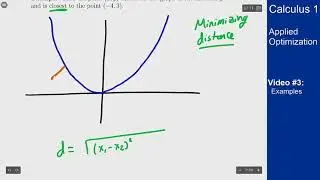 Applied Optimization - Example 1 - Distance to a Graph