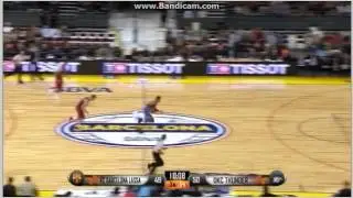 Andre Roberson easy 360 dunk! - FC Barcelona Lassa vs. Oklahoma City Thunder - 05/10/2016