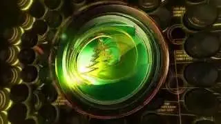 Drew Tree glass Cosmic Logo Cercle Animation broadcast ident