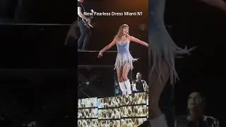 Taylor Swift Fearless New Outfit Eras Tour Miami N1 #taylorswift #shorts