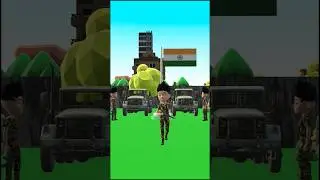 चिंटू भी बनेगा फौजी 🇮🇳🇮🇳🇮🇳 |Gulli Bulli #trending #army #animation #fojilover #viral #shorts