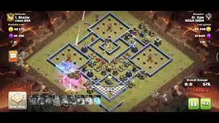 Th11 Vs Th14 2 star in Clan war league 2021 | Best th11 Vs Th14 strategy COC