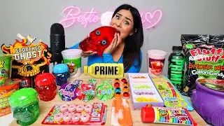 i Tried ASMR.. 10 POUND GUMMY (Sticky Crunchy Sounds)  Mukbang 먹방