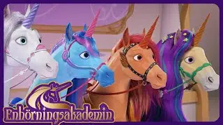 Enh&ouml;rningar utan magi?! | Unicorn Academy Svenska Sammanst&auml;llning | Tecknad film f&ouml;r barn