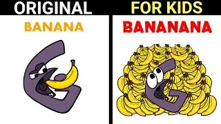 Lot of BaNaNaNa! | Alphabet Lore x Number Lore (ASMR)