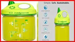 Great product -  Nalgene Kids Grip-N-Gulp Water Bottles, Leak Proof Sippy Cup, Durable, BPA and BPS