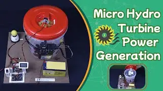 Power Generation Using Micro Hydro Turbine.|| Electrical Power based Project | ZerOne Projects