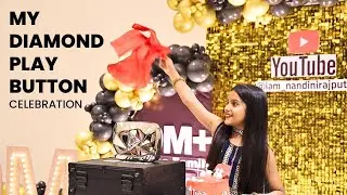 My Diamond Play Button || Unboxing || Nandini Rajput || #nandini091013  #diamondplaybutton #vlog