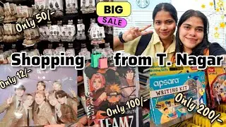 ✨️shopping from🛍T.nagar🛍#chennai #medico #shopping #vlog #tnagar #niepmd #shoppingvlog 