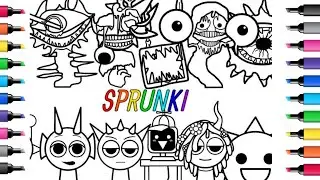 Incredibox Sprunki. New Big Coloring. #drawingwithme #drawing #incredibox #sprunki