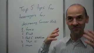 Health Tip   Top 10 Cancer Prevention Tips for Teenagers Prt 1