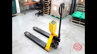 2011 Uline Pallet Truck Scale - Standard Fork 48 x 27, 5,000lbs Capacity