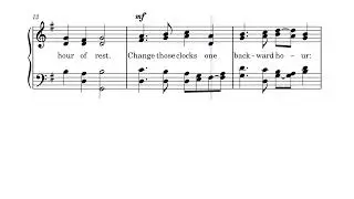 Time Change Song (Fall) by John Hughes, 1907