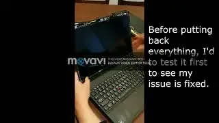 How to replace laptop screen Lenovo T540p