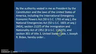 Powers & Duties of the President, Part 1