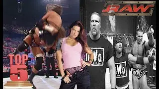 TOP 5 WWF RAW MOMENTS | 25th March 2002 | FIRST WWF DRAFT