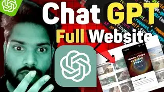 Created Full Website 🔥 With ChatGPT || Web development || Code || @CodeDynamo2456