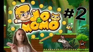 Онлайн игра мультик Джо и Момо #2 для детей/Jo & Momo game #2 for kids