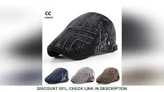 High Quality Baseball Cap Men Four Seasons Washed Denim Pure Cotton Hat Spring Autumn Leisure Sunsha