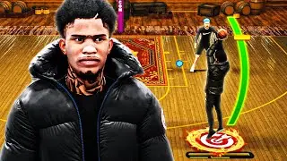 This 7FT STRETCH BIG with a 92 3PT + HOF QUICK FIRST STEP is GAMEBREAKING on NBA 2K23..