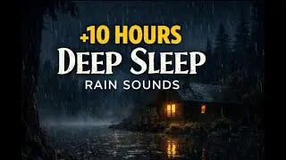 10 Hours of Meditative Rain 🌧️ Deep Sleep, Calm Mind & Stress Relief