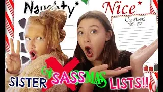 SISTERS CHRISTMAS WISH LIST! SASSMAS DAY 2