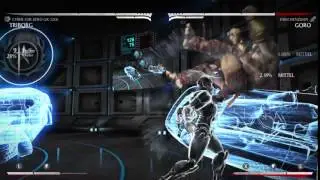 Mortal Kombat XL - 2 Bars - 28% RESET 26% - Cyber Sub Zero - Cornered Combo