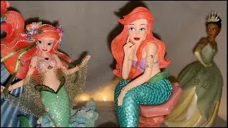 Disney Enesco Couture De Force Ariel Figurines (first and newest versions) 🧜&zwj;♀️ 🦀 🐠 🔱