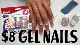 Учебное пособие по гелевому наращиванию ногтей KISS Brush-on Gel Nail Kit + обзор | Маникюр своими руками