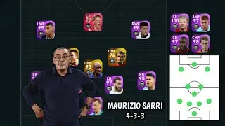 REVIEW GAMEPLAY MANAGER FORMASI 4-3-3 M. SARRI! | PES 2021 MOBILE